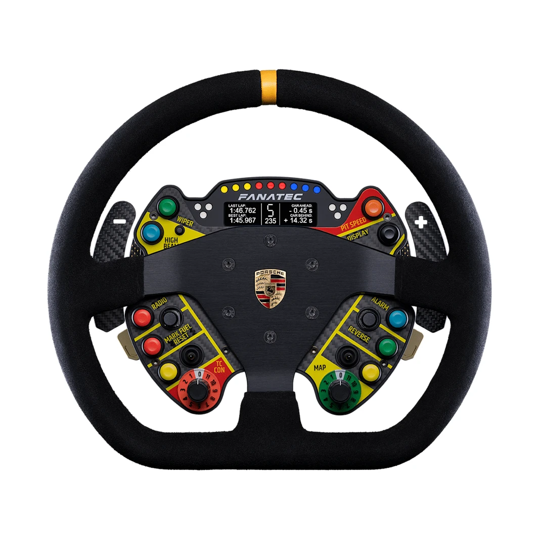 Fanatec Podium Porsche 911 GT3 R (Suede) | Timón + QR2