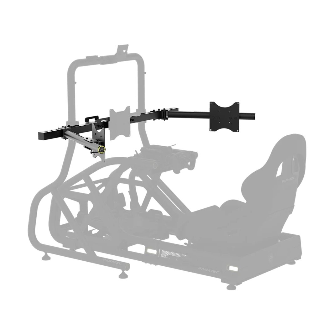 Fanatec GT Cockpit Triple Monitor Kit (Negro) | Soporte de Pantalla Triple