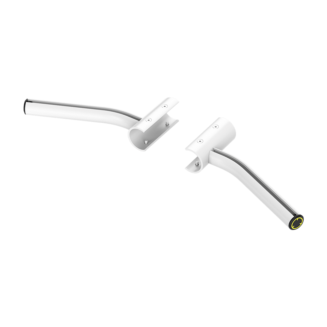Fanatec GT Cockpit Triple Monitor Kit (Blanco) | Soporte de Pantalla Triple