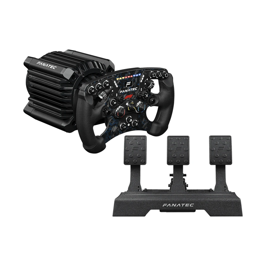 Fanatec ClubSport F1 + CSL Elite Bundle (18 Nm) | Volante Direct Drive + Pedales