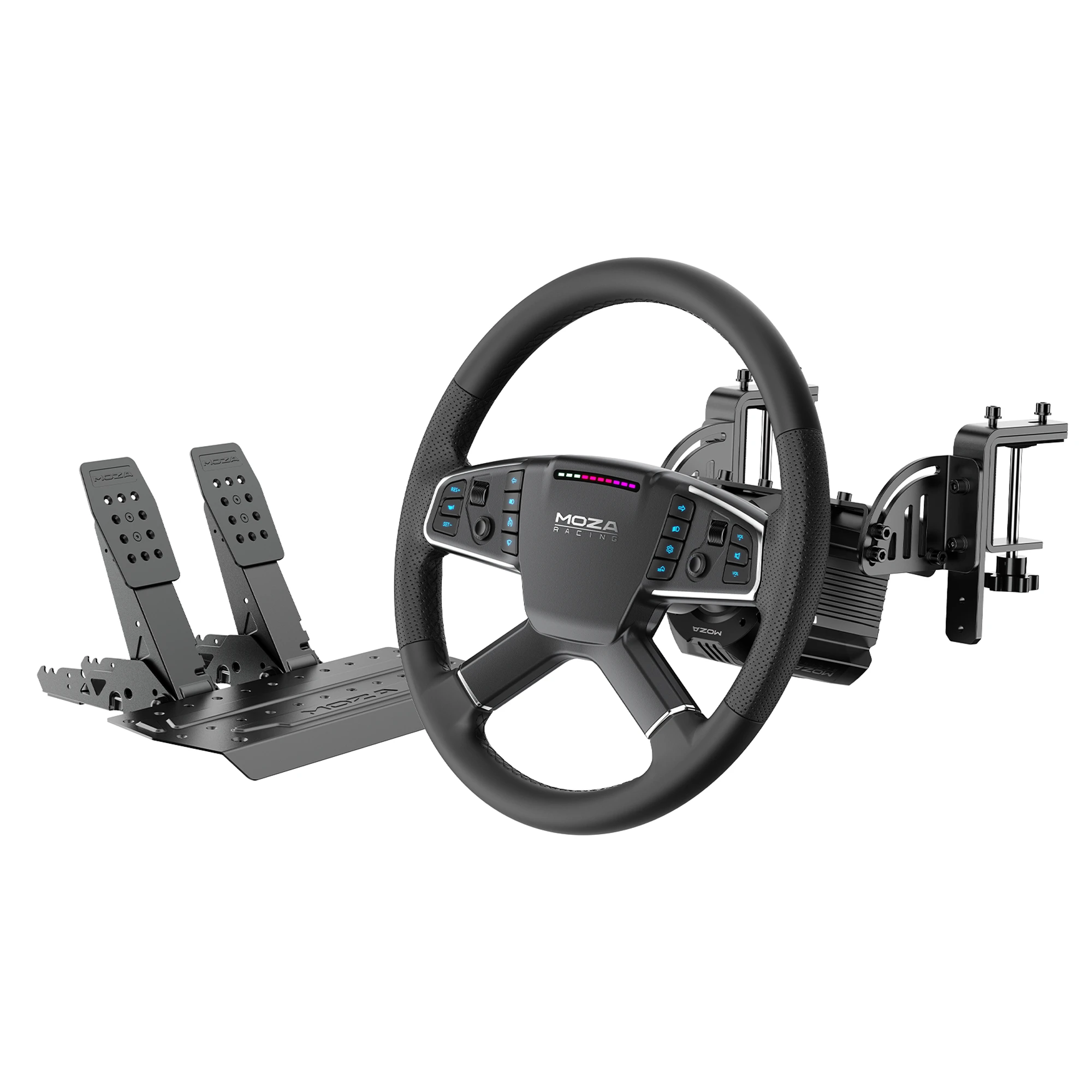 Moza R5 Pro Truck Driving Simulator (5.5 Nm) | Volante Direct Drive + Pedales