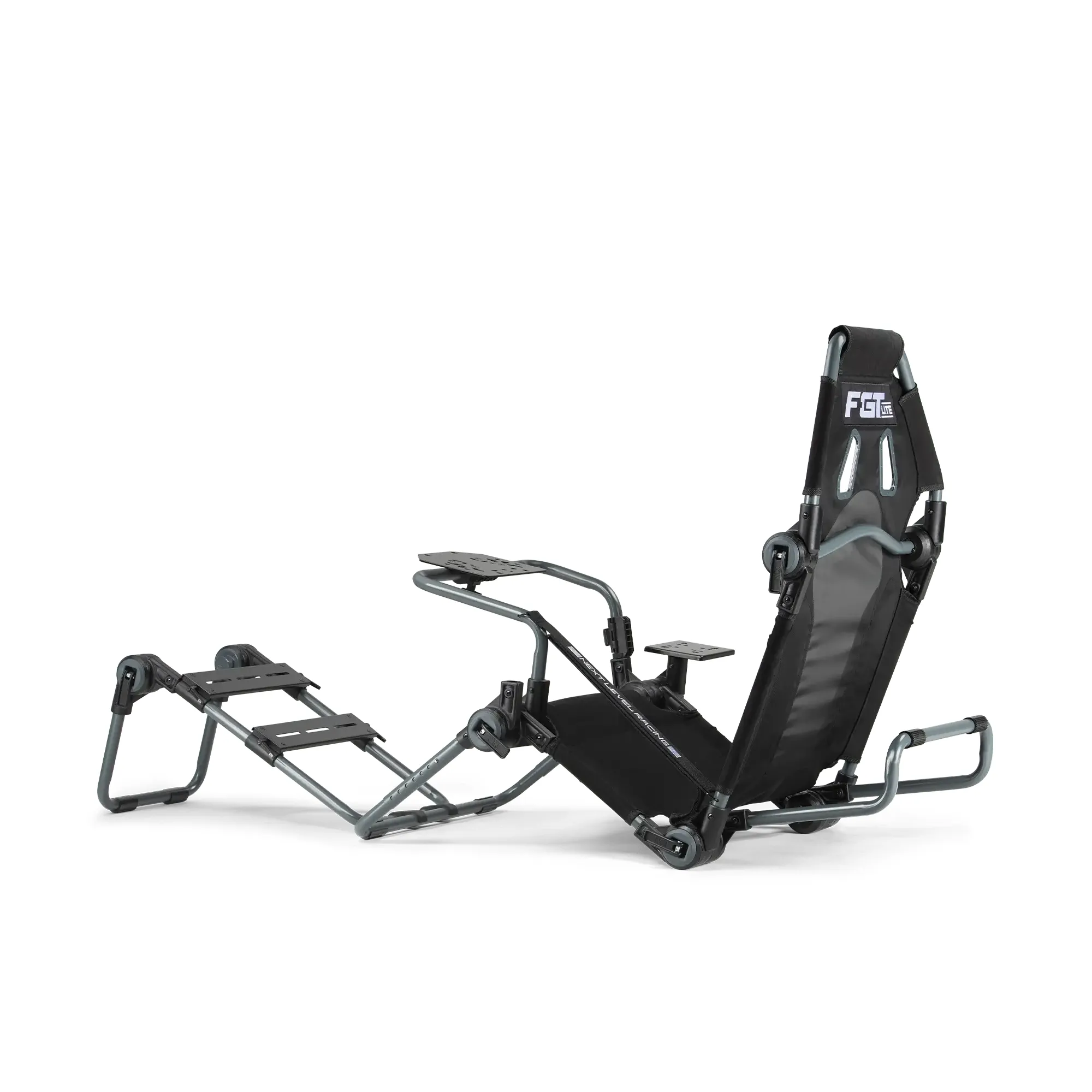 Next Level Racing F-GT Lite Carbon Gray | Cockpit Plegable (2 en 1)